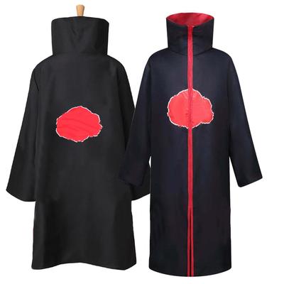 Ninja Ninja Cosplay Plášť s Červeným Mrakem Anime Halloween 8 Velikostí k Výběru [Formemory] Zboží, Kostým, Vzor, Kostým, 8dílná Sada, Unisex, Stojáček