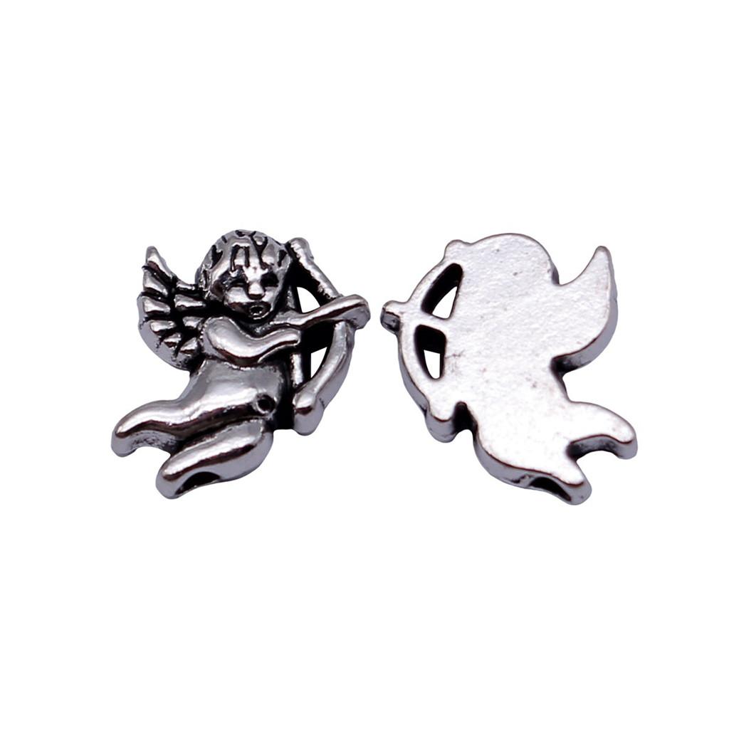 Angel Wing Beads Spacer Small Hole Butterfly Charms For Spiritual Jewelry