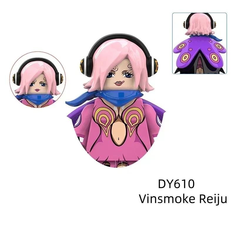 Siste versjon Byggeklosser Japan Anime Klosser Dukker Mini Action Leketøysfigurer Monteringsklosser Barnegaver