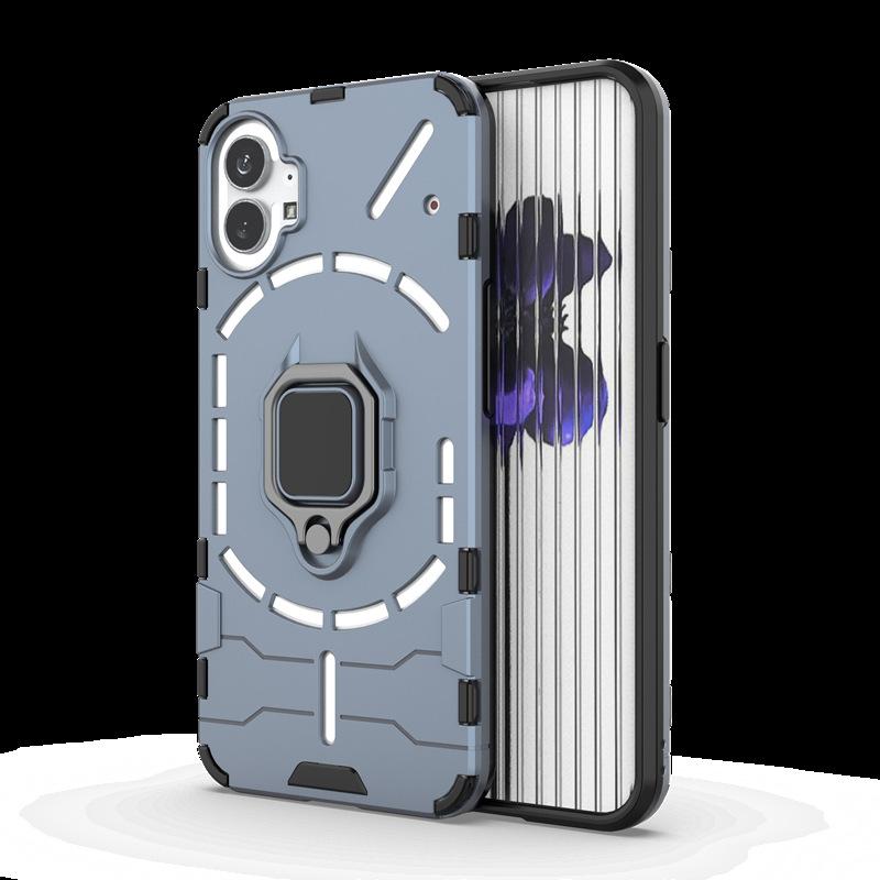 Suitable for Nothing Phone1 Black Panther Car Ring Anti-drop 1a Pro Mobile Phone Case Protective Case