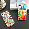 F-Fall G-Guys Party Game Tempered Glass For Iphone 14 13 12 11 Pro Mini XS MAX 14Plus X XS XR Cover