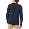 Fila Comfortable Letter Long Sleeve T-Shirt Men Tops Legendary-Blue F51M041203F-NV