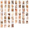 52 Beige Gentle Wind Poster Stickers Decorate Notebook Suitcase DIY Waterproof Stickers
