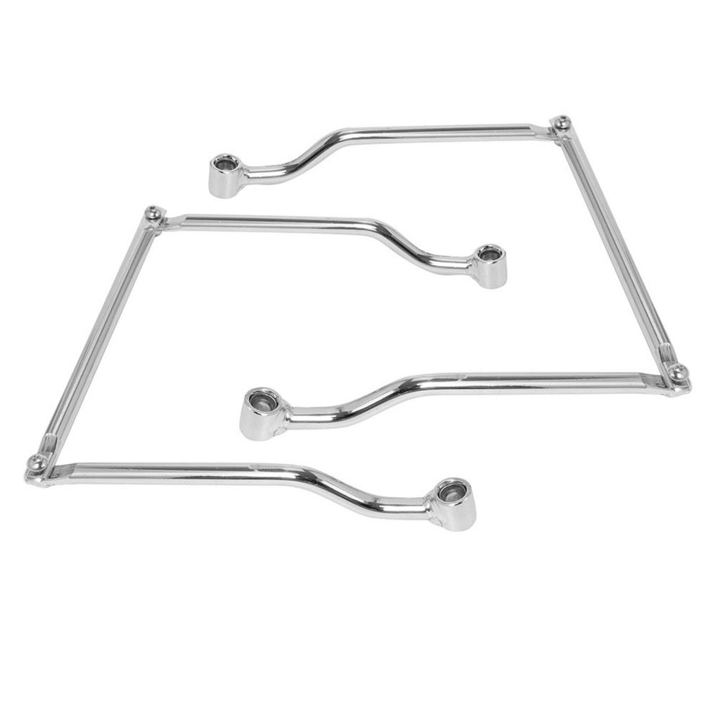 Heavy Duty Motorcycle Luggage Rack Support Bracket Rack Strong Iron Build Weather Resistant For Commuting Easy Install
