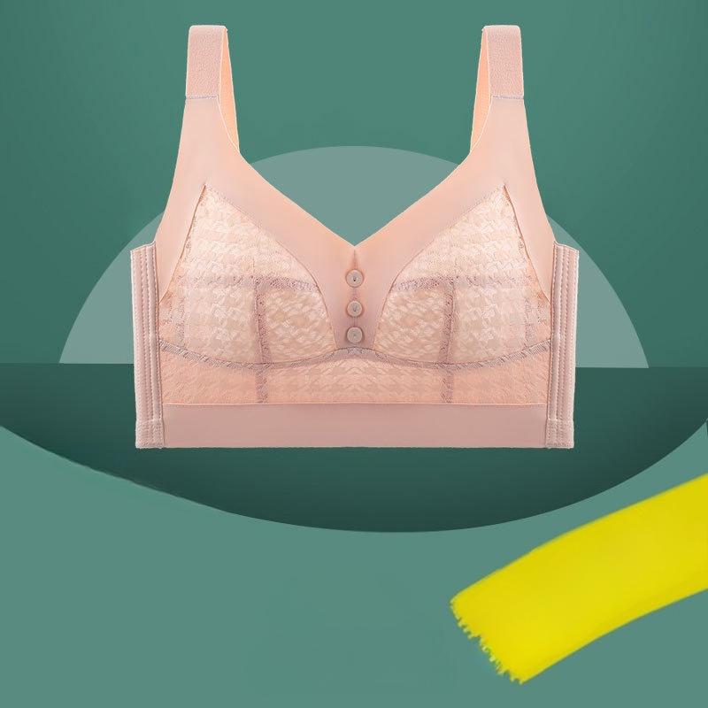 

Тонкий бюстгальтер женский полноразмерный регулируемый бюстгальтер без косточек большого размера женское кружевное сексуальное собирающее белье 46/105E бежевый