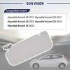 Driver Side Sun Visor Fit For Hyundai Accent 1E 2011 2012 2013 2014 2015 Replace 85210-1R000 Front Left | Sun Protection Shade | Gray
