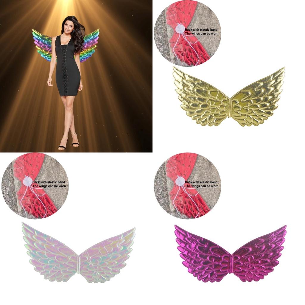 Barevná křídla Motýlí křídla na kostýmovou párty Elfí křídla Jednorožcova křídla