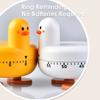 Kitchen Mechanical Timer Students Mini Lovely Duck Appearance Rotatable Time Reminder