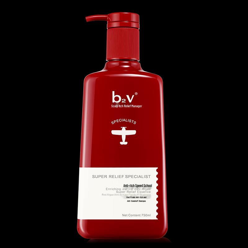 

b2v Коллекция для ухода за кожей головы и волосами с красными водорослями