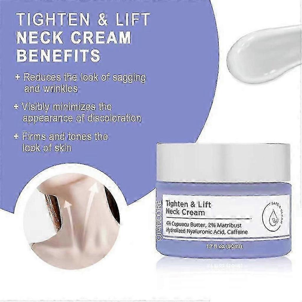 Tighten and Lift Neck Cream, Anti-Aging Neck Creams for Tightening & Firming, With Pro-Active Repair Firming Complex, For Loose & Sagging Skin