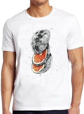 Lunar Fruit Planet Sci Fi Science Fiction Space Cosmic Galaxy Tee T Shirt M16