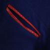 LASLEY KNITTING 60s Wool Vintage Sleeve Leather Stajan 44 Navy System Men's Used