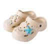 New hole shoes women's indoor and outdoor stepping on shit feeling comfortable and breathable eva slippers thick-soled slippers wholesale