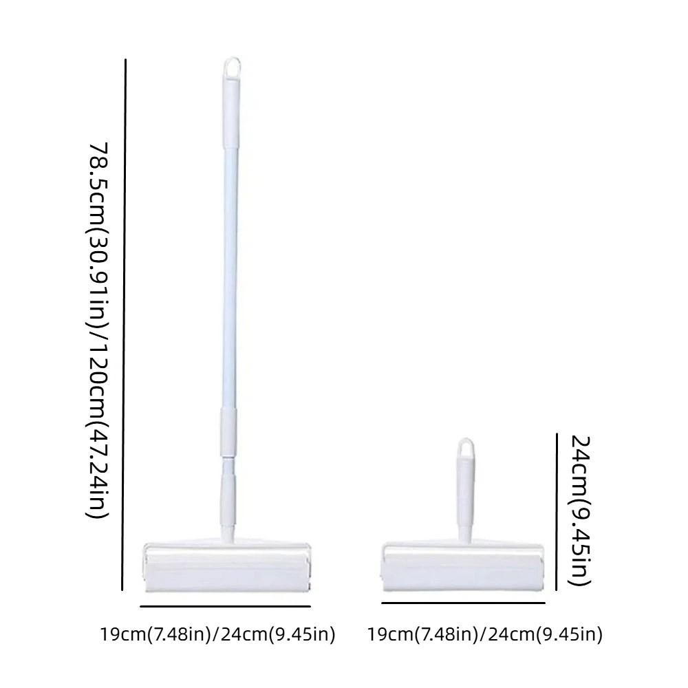 Tearable Telescopic Rod Lint Roller Large Hair Dust Remover Dust Roller Cleaning Rollers Carpet