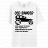 40th Mens Age Short Sleeve 40 Birthday Funny TShirt Old Banger Humorous Funny Design Printed Tshirt Men Summer Round Neck Tee