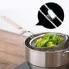 Stainless Steel Handhold Frying Skimmer Wooden Handle Oil Drainer Anti-slip Soup Foam Filter Multifunctional Kitchen Accessories