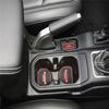 For 2018   Jeep Wrangler JL JLU Accessories Door Mats Gate Slot Mat Cup Pads Red