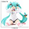 Hatsune Miku Desktop Cute Action Figure 11cm Neko T-Shirt Ver. Anime Figurine Kawaii Girl Model Toy Gift