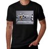 Unisex Baumwoll-T-Shirt Pel Ikonischer Fahrradtritt-Druck Vintage Fußballlegende Grafik-T-Shirt
