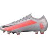 Mercurial Vapor 13 FG Firm Ground Natural Grass Slip Resistant Soccer Shoes Unisex Gray Orange AQ4176-906