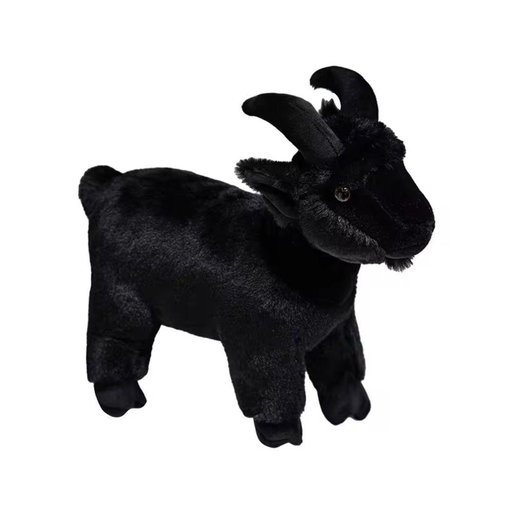 30/40cm Baby Goat Plush Doll Cute Animal Horned Sheep Plush Toys Simulation Doll   Children