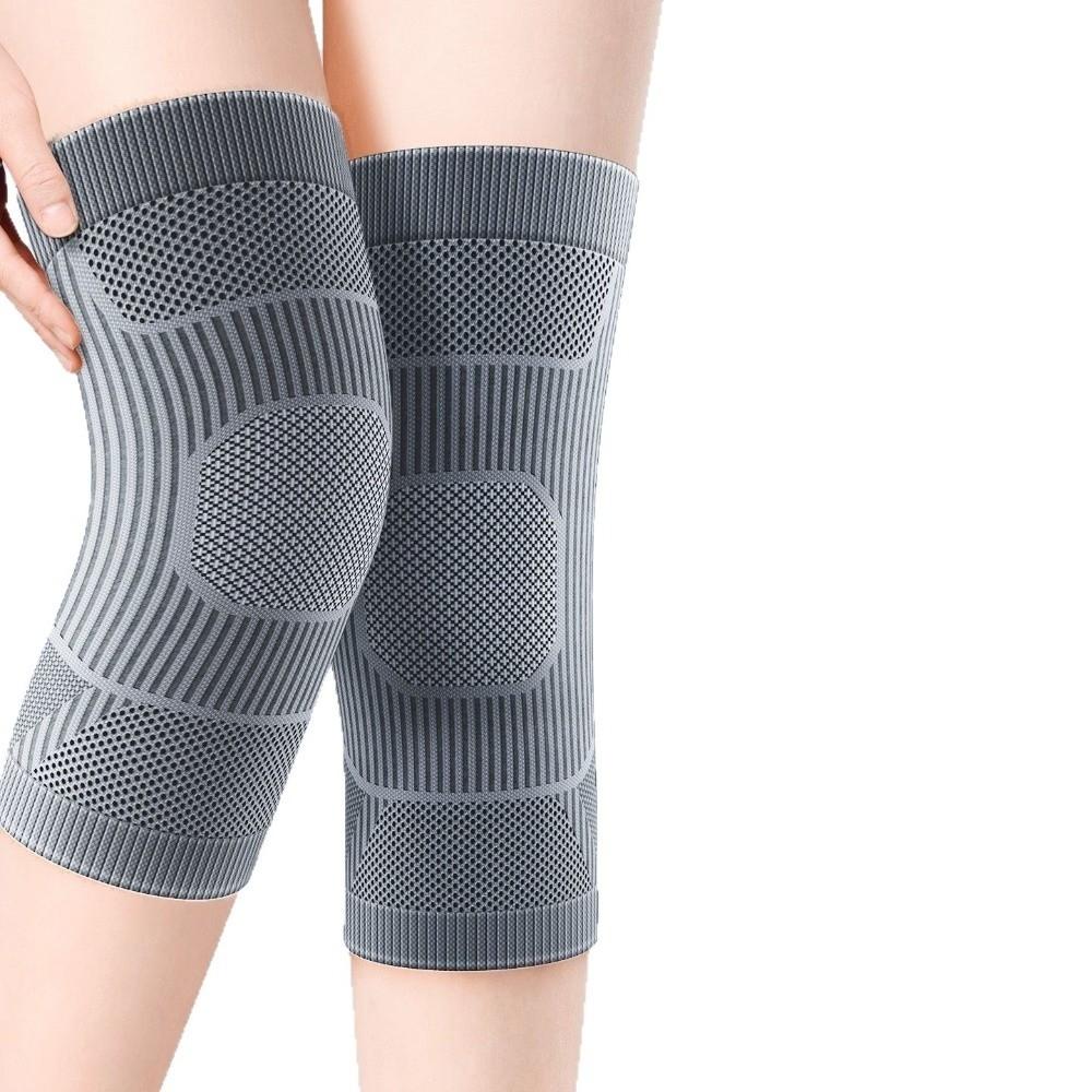 1Pair Breathable Graphene Knee Pads Non-Slip Knee Protective Cover for Middle-aged and Elderly