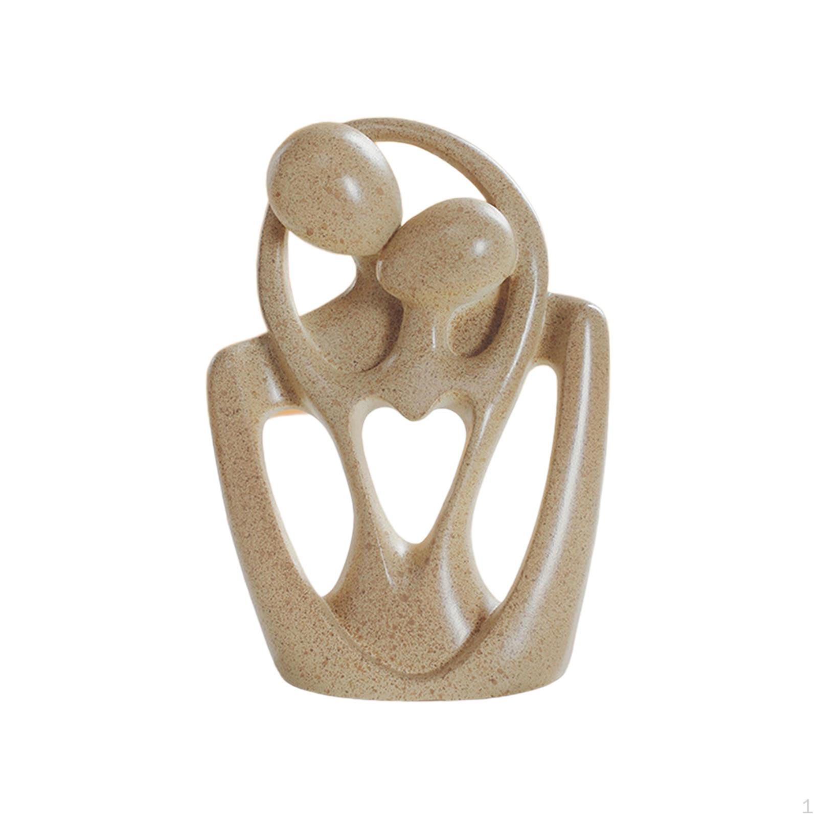 Абстрактная статуэтка пары Коллекция Декоративные поделки Креативные серый