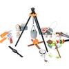 BBQ Grill Toy Set Wooden Play Freestanding for Playroom, Nursery
