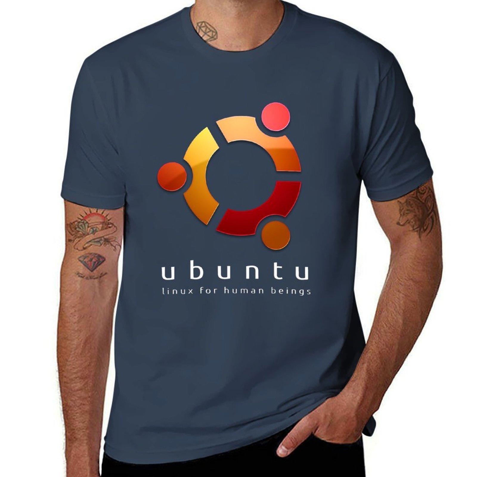 Ubuntu Linux For Huunisex Beings Tshirt Big And Tall Short Sleeve Tee S