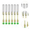6 Pieces Fishing Float Adapters Bobber Holder Line Connectors Anti Tangling with Storage Box
