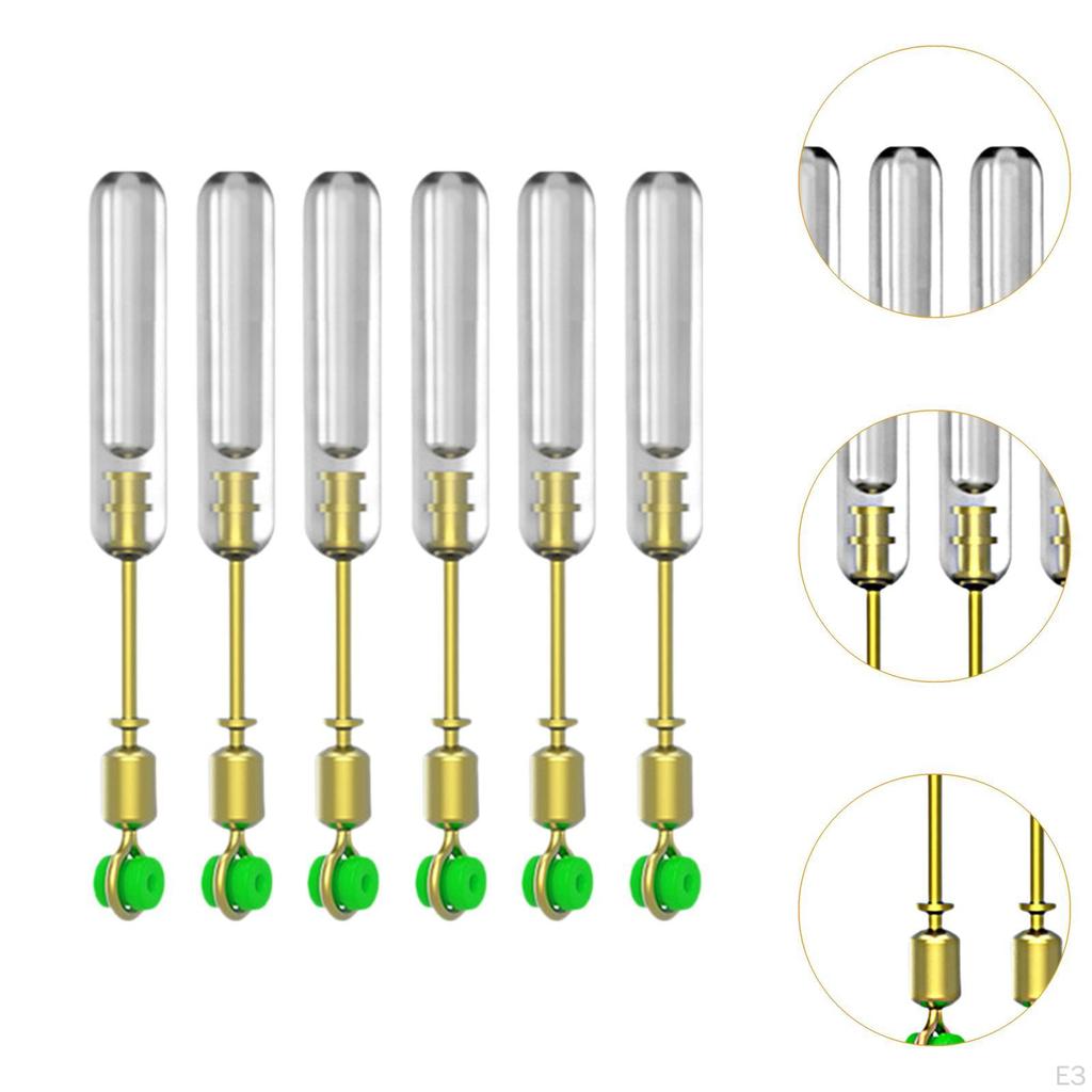 6 Pieces Fishing Float Adapters Bobber Holder Line Connectors Anti Tangling with Storage Box