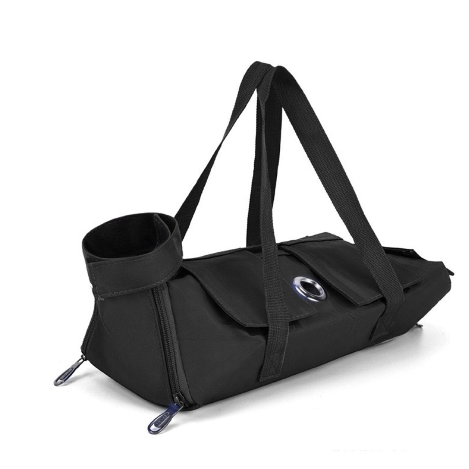 

Складной рюкзак-переноска для питомцев Легкий нейлоновый материал Дышащая сетка Портативный дизайн Для кошек и маленьких собак S чёрный