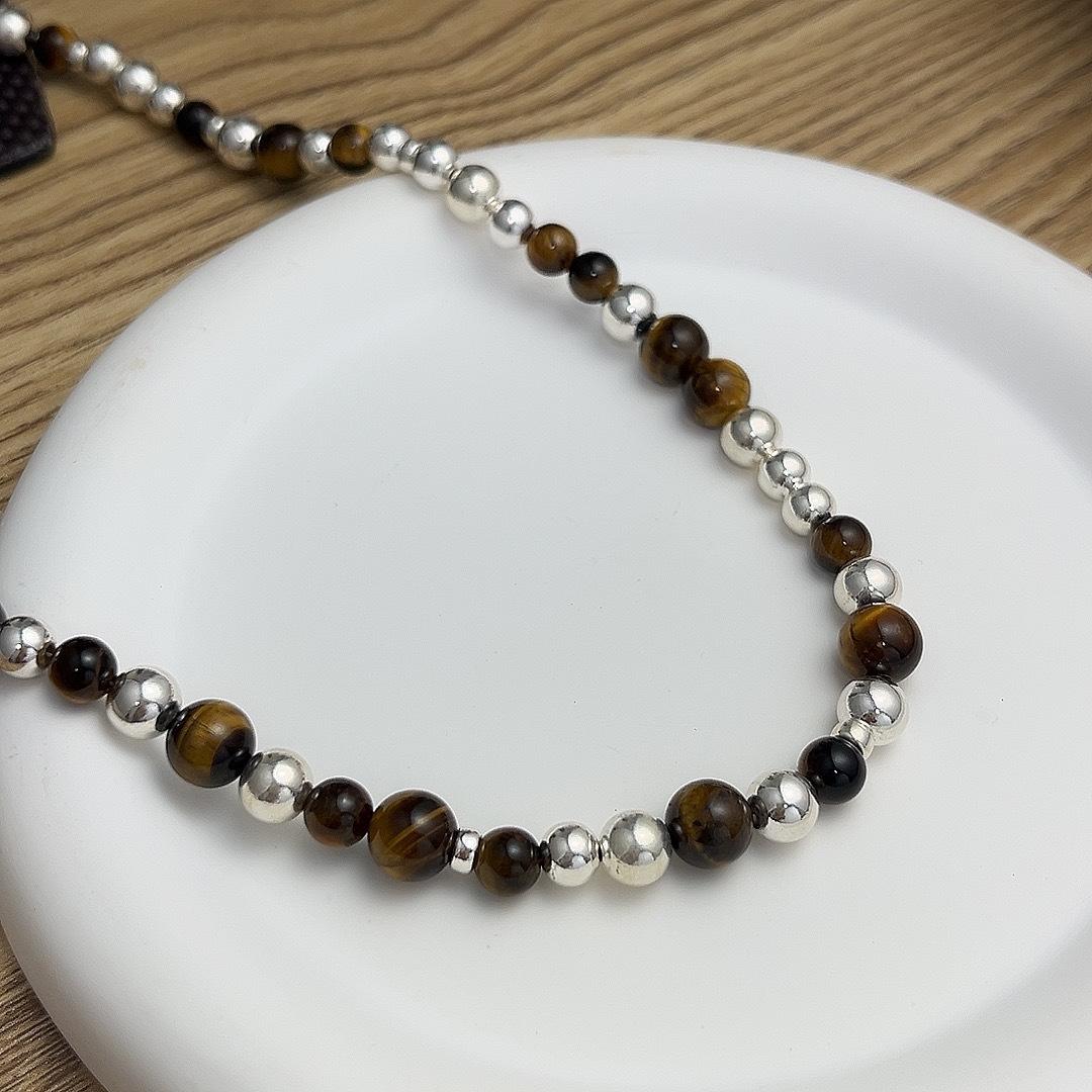 

Майяр постепенное изменение круглый бусина OT застежка ожерелье корейская версия тяжелая промышленность мода универсальная цепочка для свитера простая цепочка на ключицу женщины