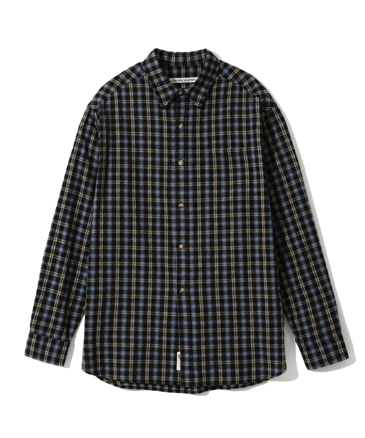 Garden Express Check Comfort Shirt (Dark Navy Mix) Dark Navy Mix/L