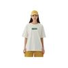 Li-Ning Sports Fashion Series Box Logo Print Short Sleeve T-Shirt Unisex Tops Milk-White AHSQ326-7