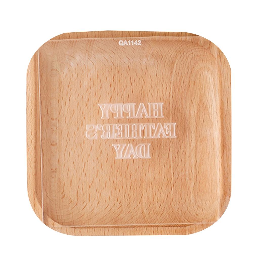 Cookie Stamp Fathers Day Fondant Stamp for Fondant Baking Happy Fathers Day Embosser Stamp Mold Cake Stamps Decoration