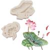 Flowers Leaf Silicones Molds Fondant Mould Pastries Baking Tool Resins Decoration Handmade Soap Molds Fondant Molds
