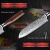 7-Zoll-Küchenmesser 67 Schichten japanischer Damaststahl Küchen-Santokumesser Sushi-Sashimi-Werkzeuge