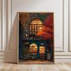 Inspired Japanese Night Street Prints Anime Wall Art Decor Canvas Poster Prints Home Bedroom Living Room Decoration Git Posters