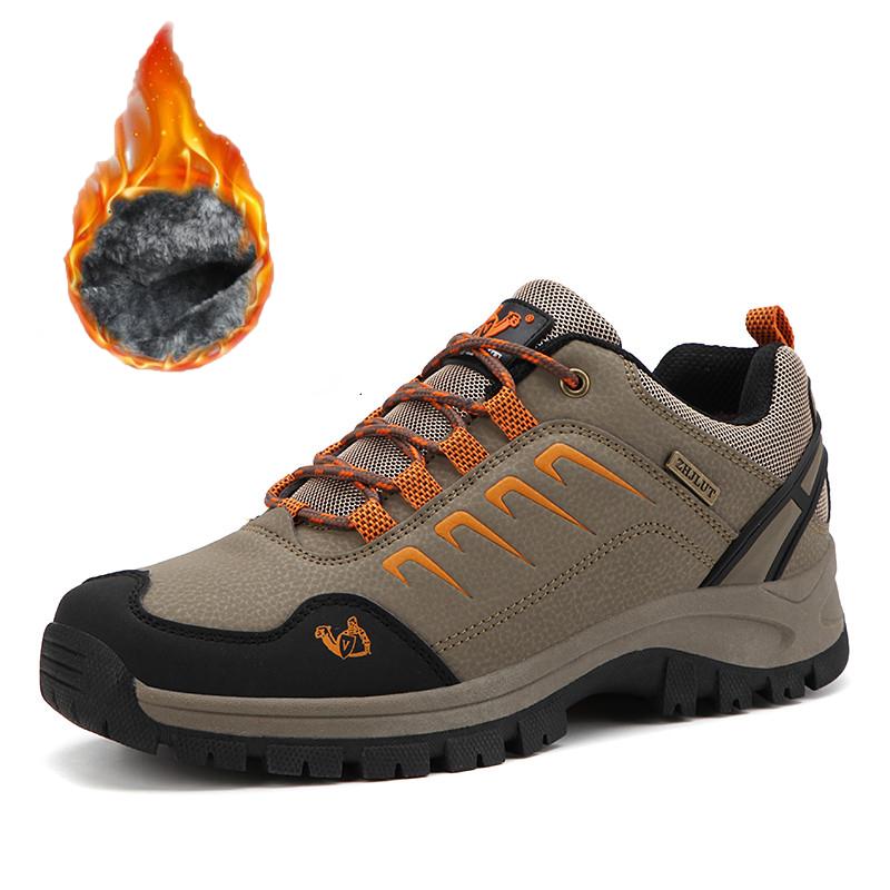 36-47 Winter Couple Plus Velvet Warm Outdoor Special Agent Hiking Shoes Hiking Shoes Sports Shoes Cotton Shoes Snow Boots