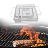 Premium Stainless Steel Round Smoker Tray For Charcoal Barbecue With Versatile Functions