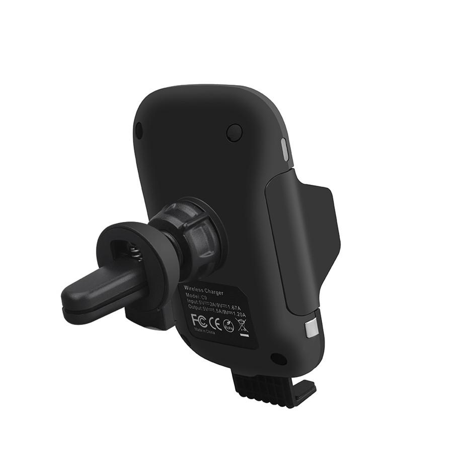 Car Wireless Charger Infrared Sensor Fast Charging Air Vent Mount Phone Holder