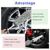 Car Wheel Cleaning Brush Rim Brush 41.91 Cm Non-Slip Handle Wheel And Rim Detailing Brush Auto Care For Car Motorcycle Bicycle