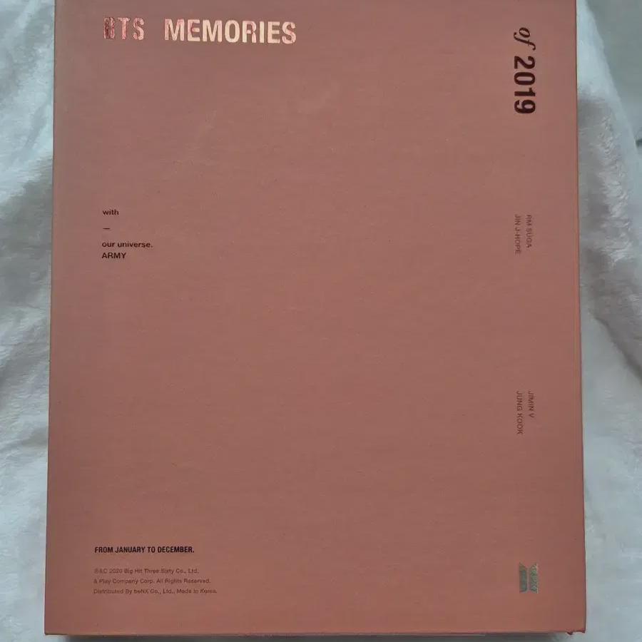 BTS 2019 Memories Dvd 