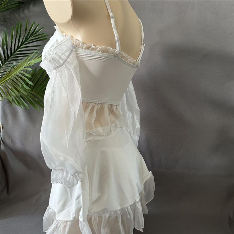 Fairy Style Women's Hot Spring Skirt Swimsuit - Slimming, Conservative, and Cute