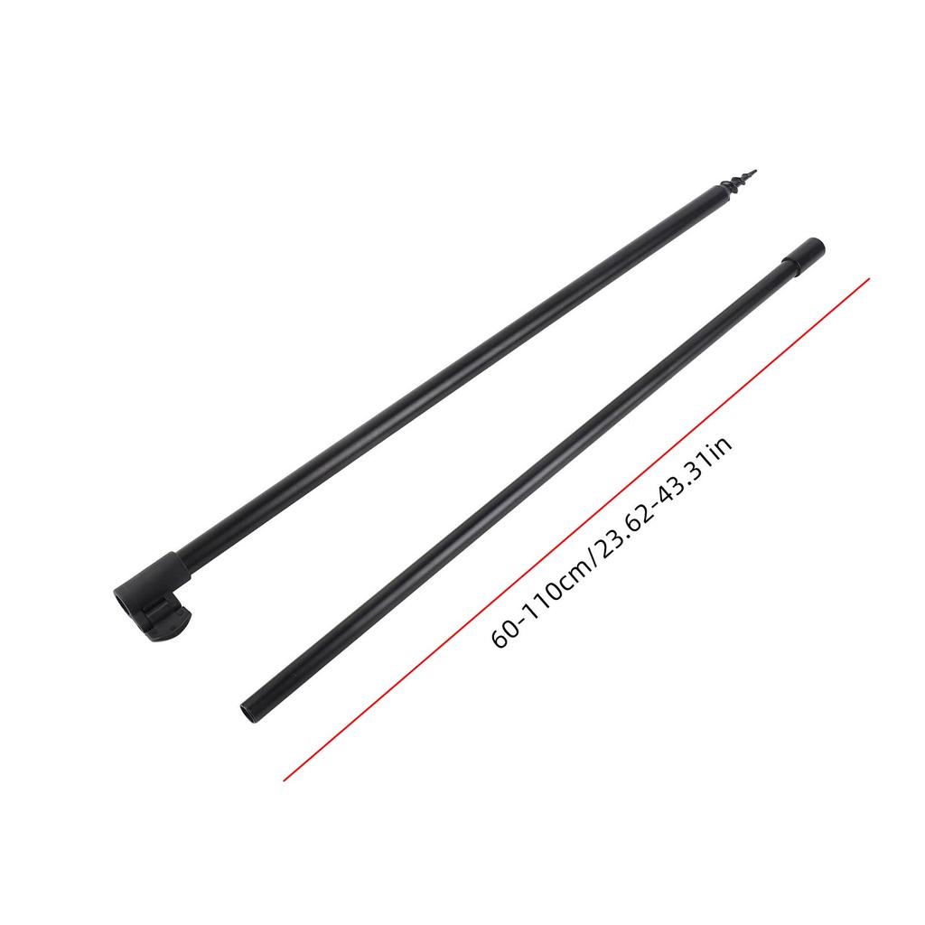 Adjustable Carp Fishing Bank Stick Extending Aluminum Alloy Fishing Fish Rod Rest for Bite Alarm Adjustable Fishing Bank Stick