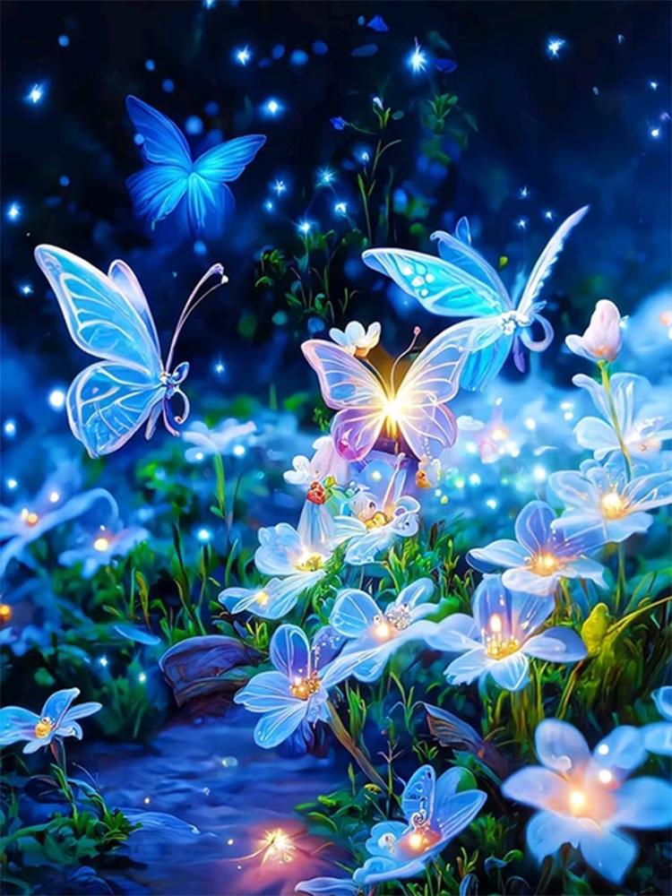 

2024 5D Алмазная картина Бабочка Серия Цветочный Пейзаж Алмазная мозаика Животное Набор для вышивки своими руками Украшение для дома ручной работы Full Round 20x30CM