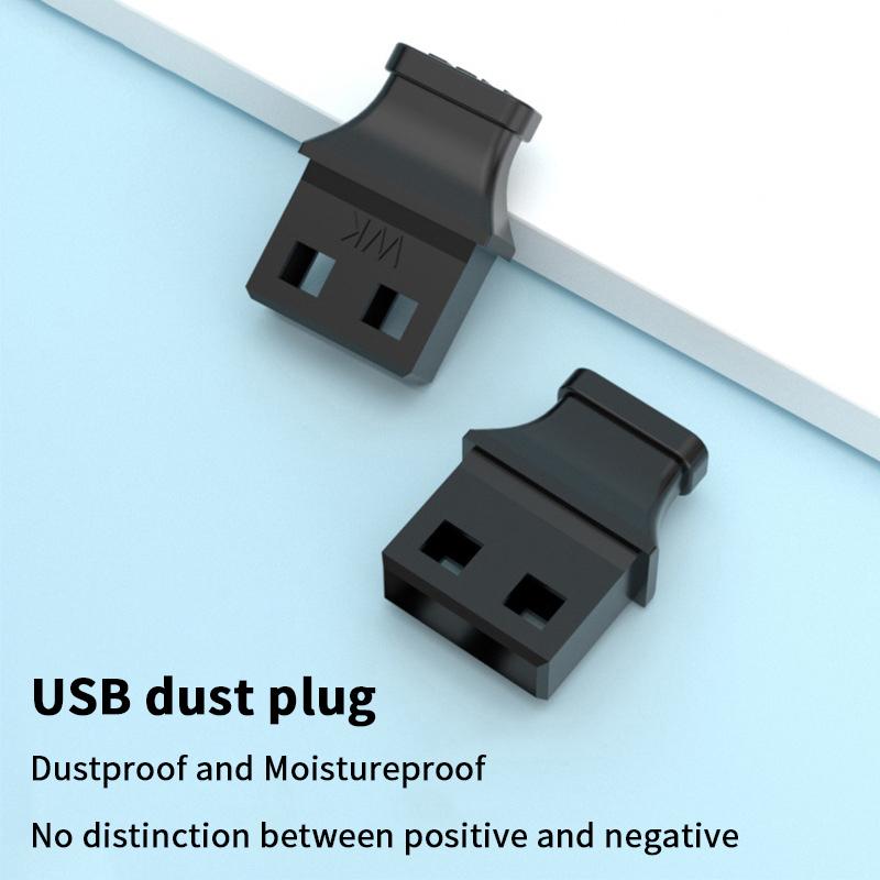 5Pcs 10Pcs USB Port Plug Cap With Handle Anti Dust Cover For Laptop Computer Socket Durable Silicone Protection
