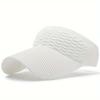 Spring-Summer Korean-European Trendy Flyknit Fish Scale Sun Hat - Transparent Design