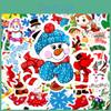 50 Cartoon-Sticker mit Weihnachtsmotiv für Scrapbooking und Dekorationen